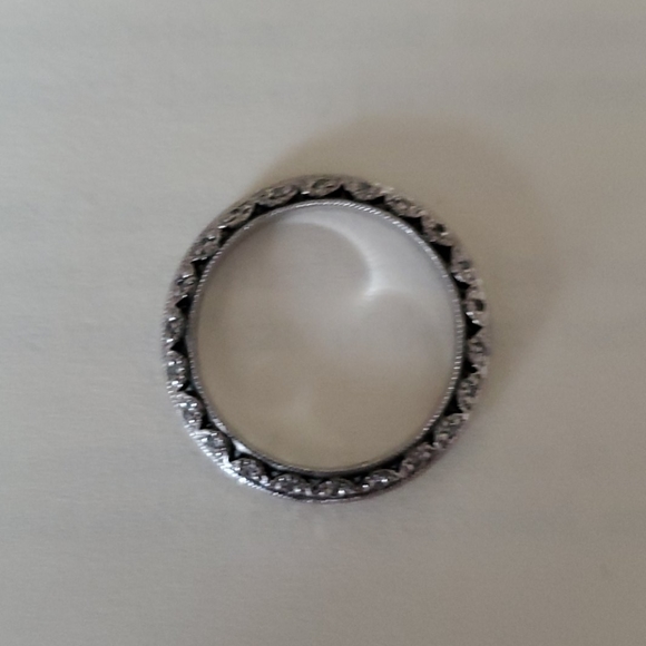 Tacori Jewelry - Tacori Platinum and Diamond Wedding Band Crescent